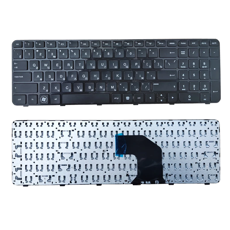 

New French Spanish Russian Keyboard For HP Pavilion G6 2000 G6-2000 G6-2205SA G6-2210EA With Frame Black SP FR RU Clavier