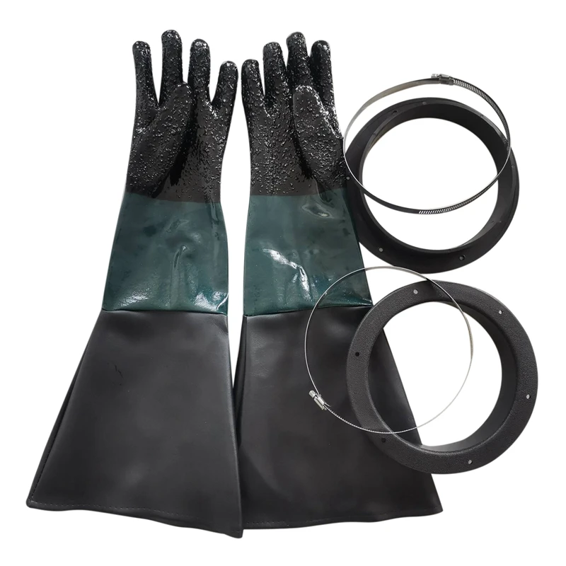 

Top Deals Sandblasting Gloves Sand Blaster Parts Blasting Gloves With O Rings For Sandblast Cabinet Sandblasting Gloves 23.6 Inc