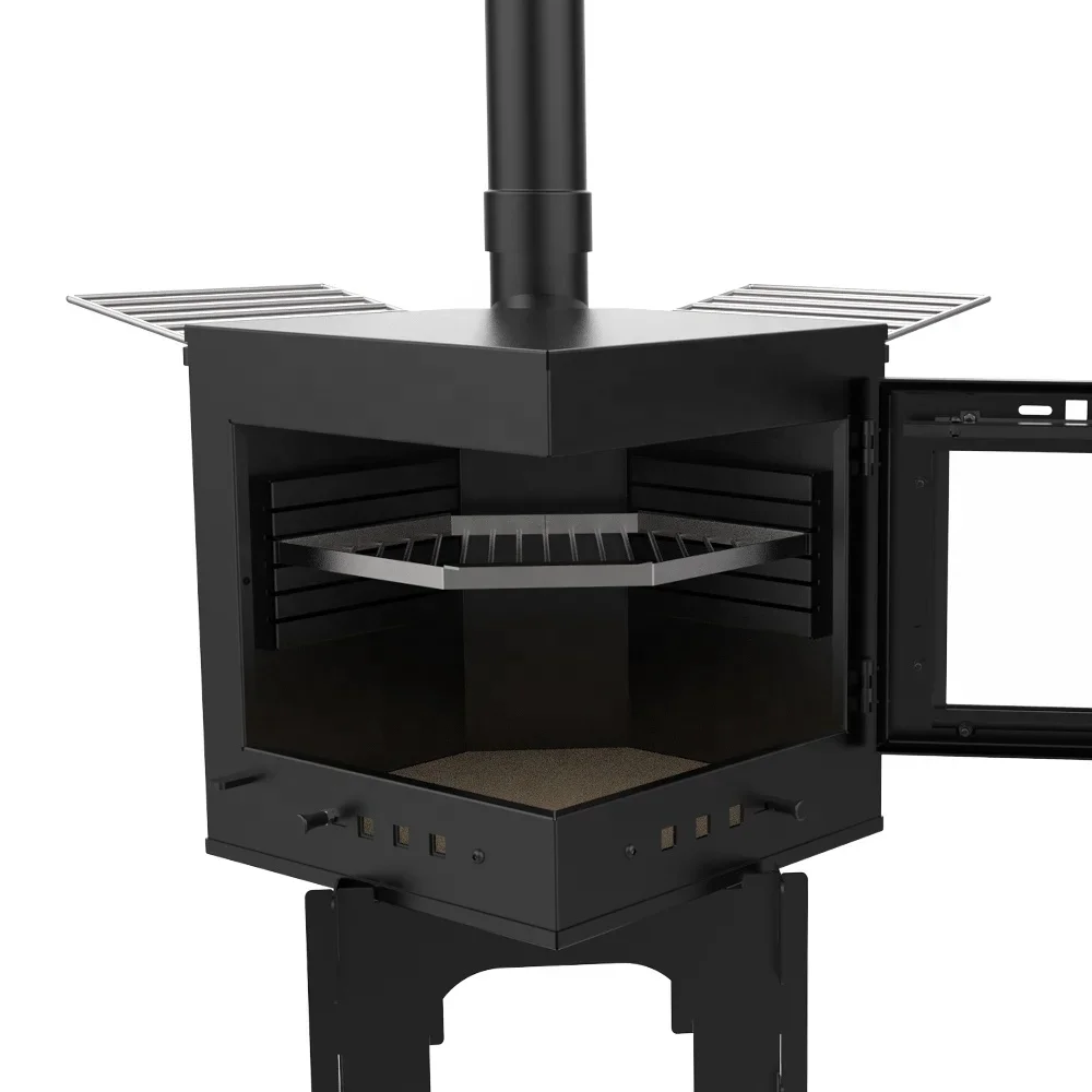 Newest Garden Stove Outdoor Fireplace Fireview Camping Stove Wood Burning Stove with Oven