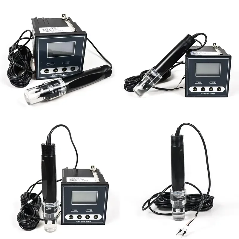 for 4-20mA Acidity PH Meter Electrode Probe Sensor ORP Grade PH Test Sensor Module AC 220V PH Meter Probe Low Price