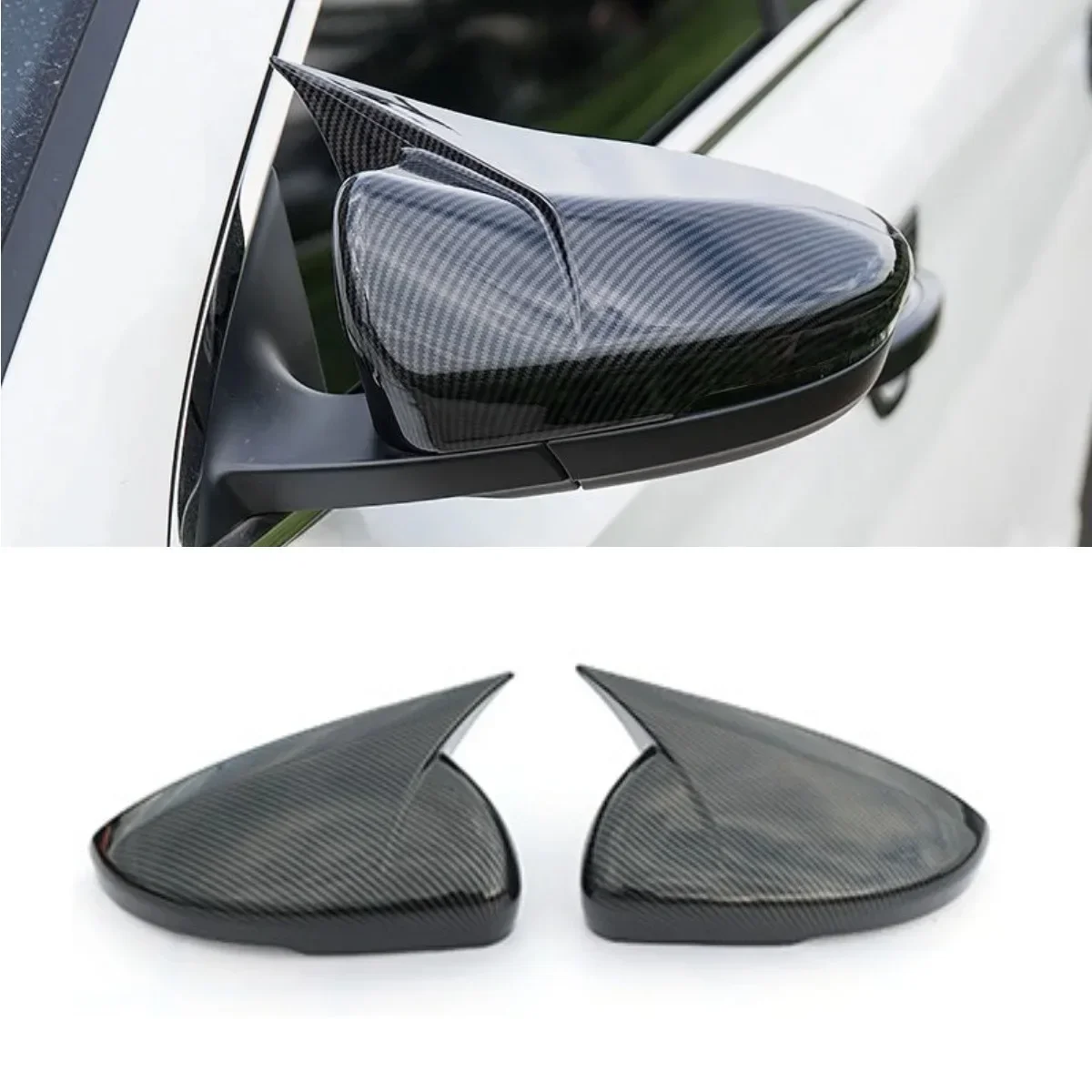 Car Rearview Cover Protect Side Mirror Cover Modification Part For MG6 2017-2023 Rearview Side Mirror Cover Trim Car Accessories