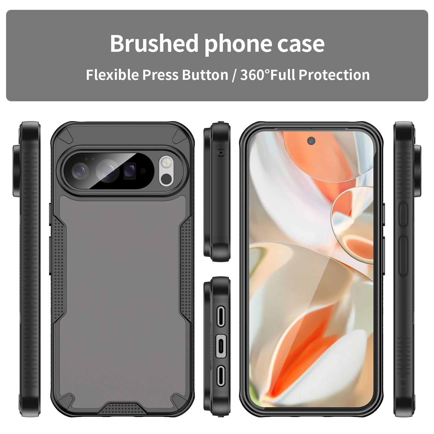 Casing Tas Ponsel Mewah Keras untuk Google Pixel 10 Pro XL Pixel 10 Pixel 9 Pixel 9a Pixel 9 9a 8a 8 Pro 6 6A Sampul Perlindungan