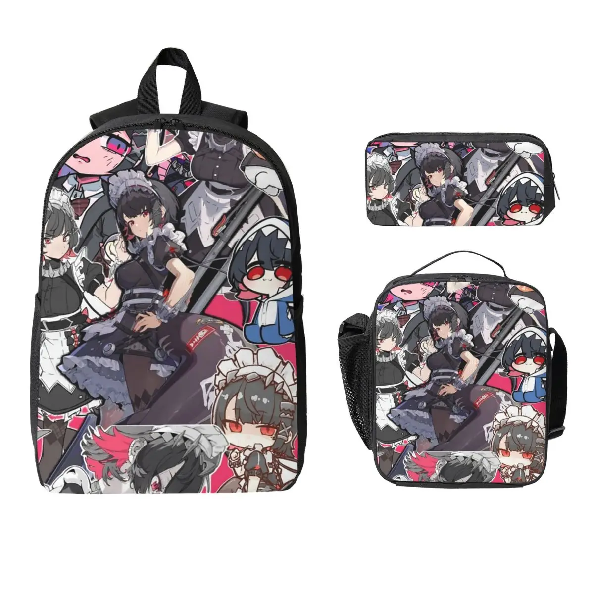 

Ellen Joe Zenless Zone Zero Backpack Student BookBag School Bag Laptop Shoulder Bags 3ps Insulated Lunch Bag Pencil Case