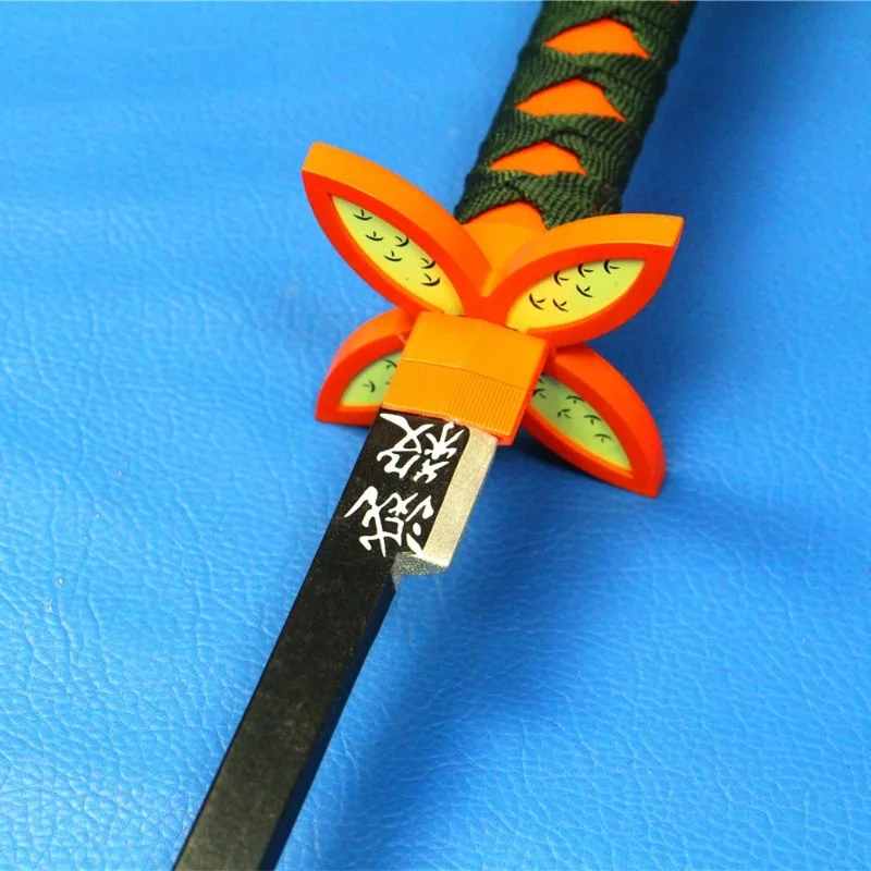 40 Zoll Dämon Sayaer Shinobi Katana Anime Dämonentöter: Kimetsu no Yaiba Kinderspion P Road PS Ninja Messer Echtheitsgröße Japa Nese Katana Samurai Säbel Geschenk – Detail 3