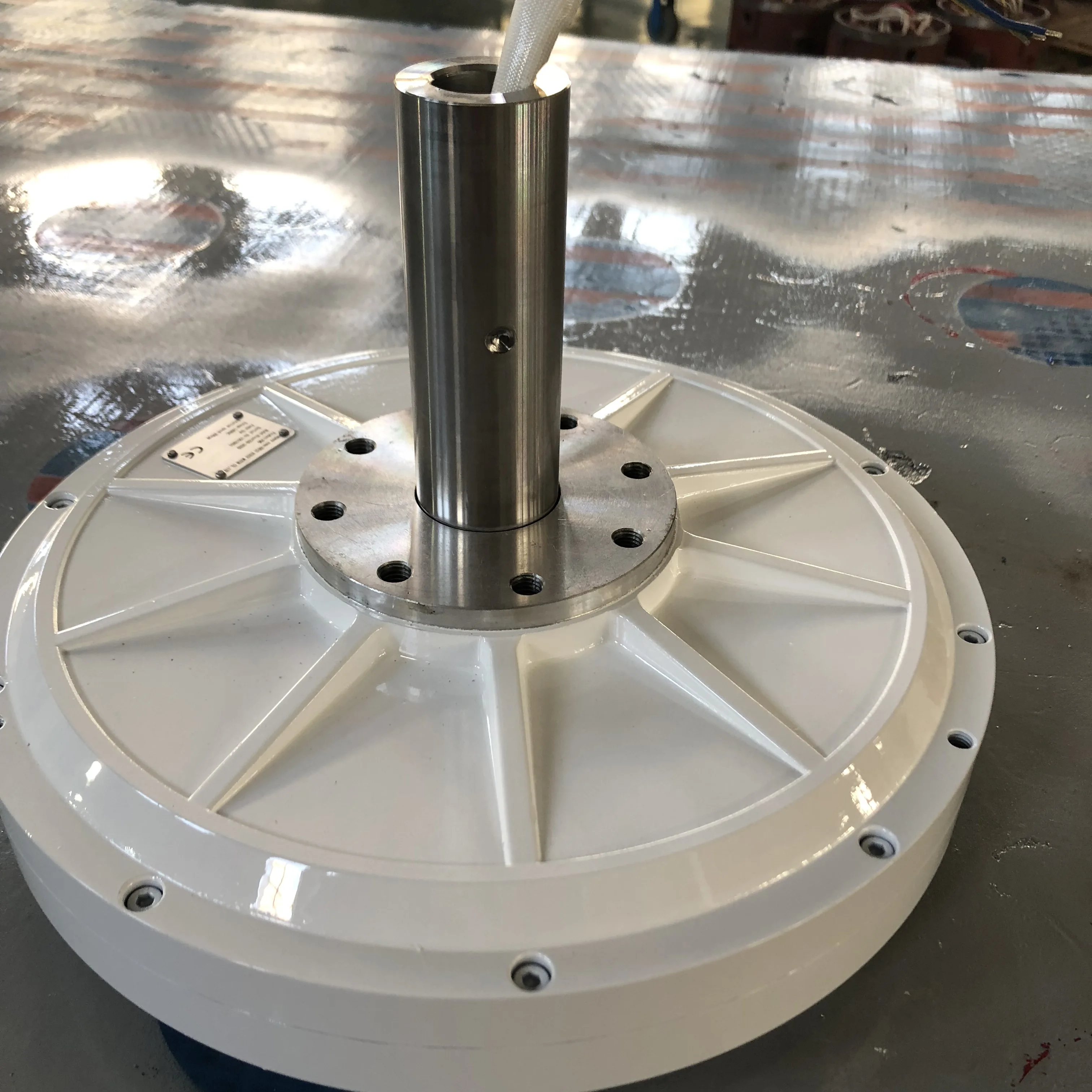 90% High Efficiency Wind/Hydro/Solar Generator Alternating Energy Generator Axial Permanent Magnet 1KW Generator