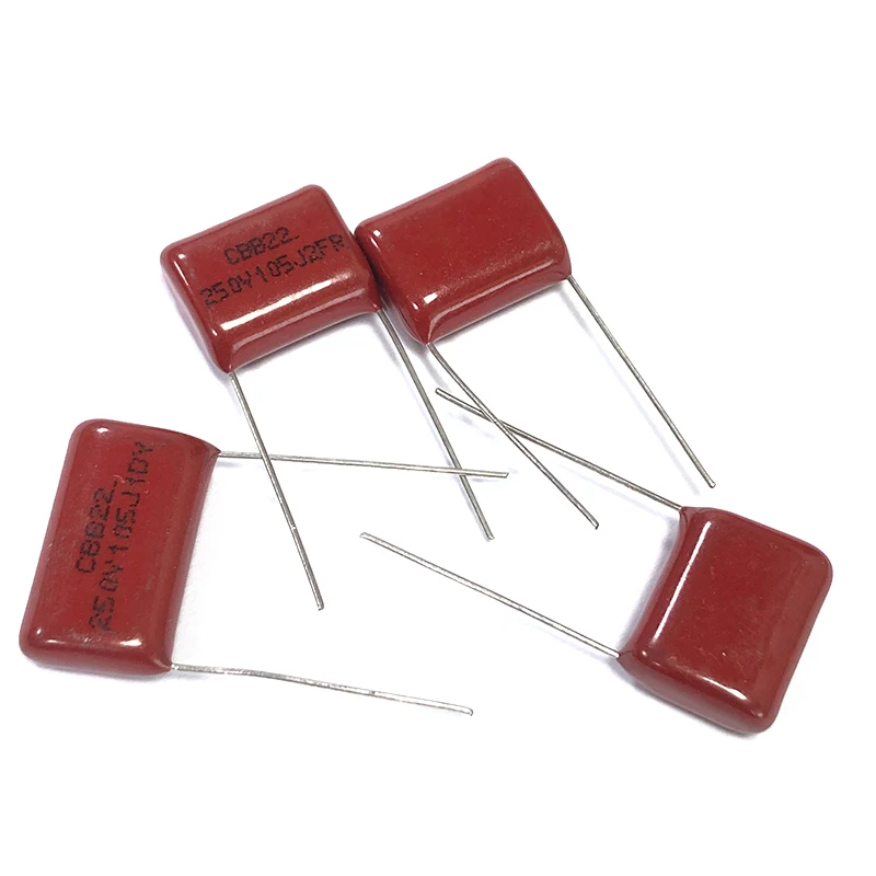 10pcs CBB Polypropylene Film Capacitor 250v 103J 104J 105J 125J 154J 155J 205J 225J 473J 474J 475J 684J 100nF 0.1uF 1uF 2.2uF