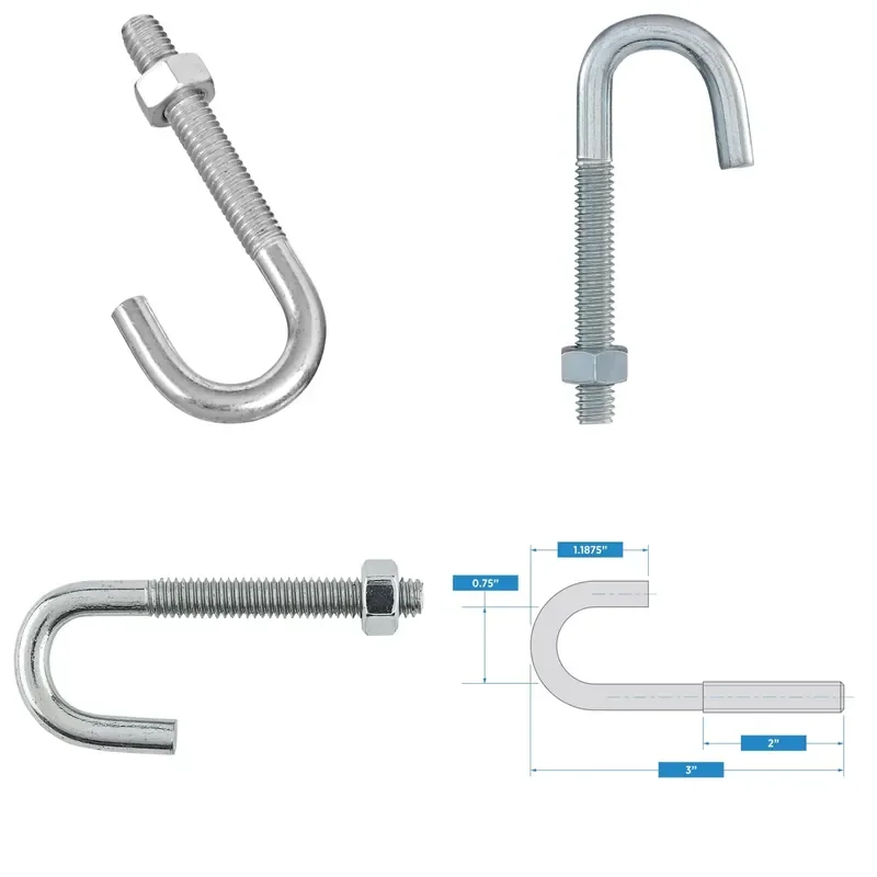 for  M24 Galvanized Threaded Bolts  Hook Bolts with Nuts and Washers  Bolts  Roof