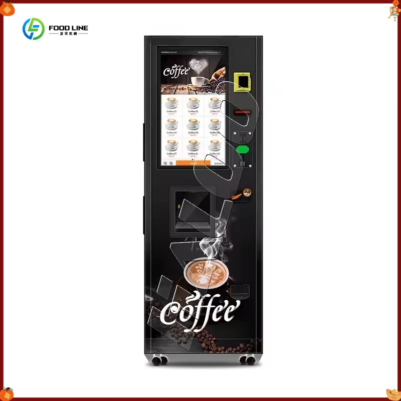 Fully Automatic Touch Screen Intelligent Coffee Vending Machine for Events Business with Sdk Function FL Customized