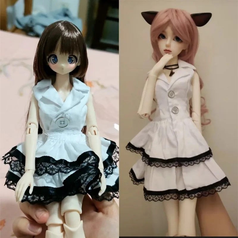 [Nur Kleidung] 1/3 1/4 1/6 Maßstab Modische Vielseitige Ärmellose Anzugweste Kleid für Große Puppen BJD Actionfigur Körper – Detail 1