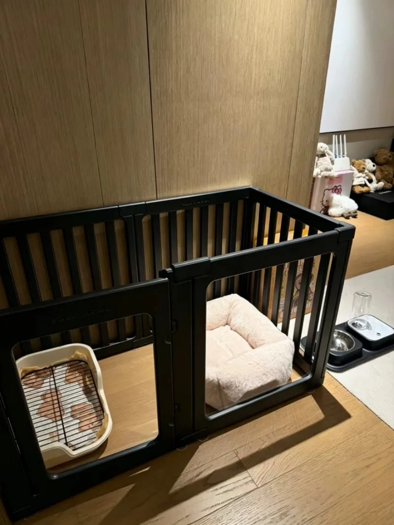 For Dog Fence Acrylic Transparent Kennel Fence Indoor Dog Cage Small Dog Household Pet New Protective Fence