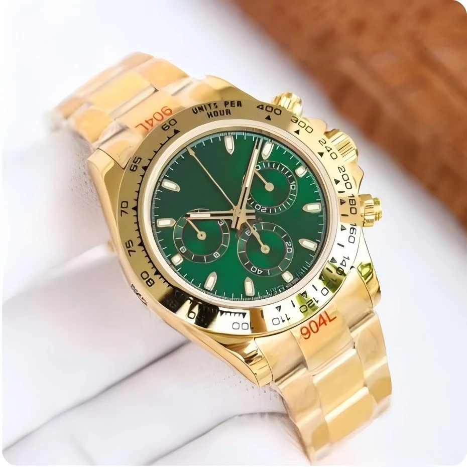 2024 New Luxury Panda Series Fully Automatic Mechanical Stainless Steel Ceramic Ring Waterproof Luminous Steel Band Men\'s Watch