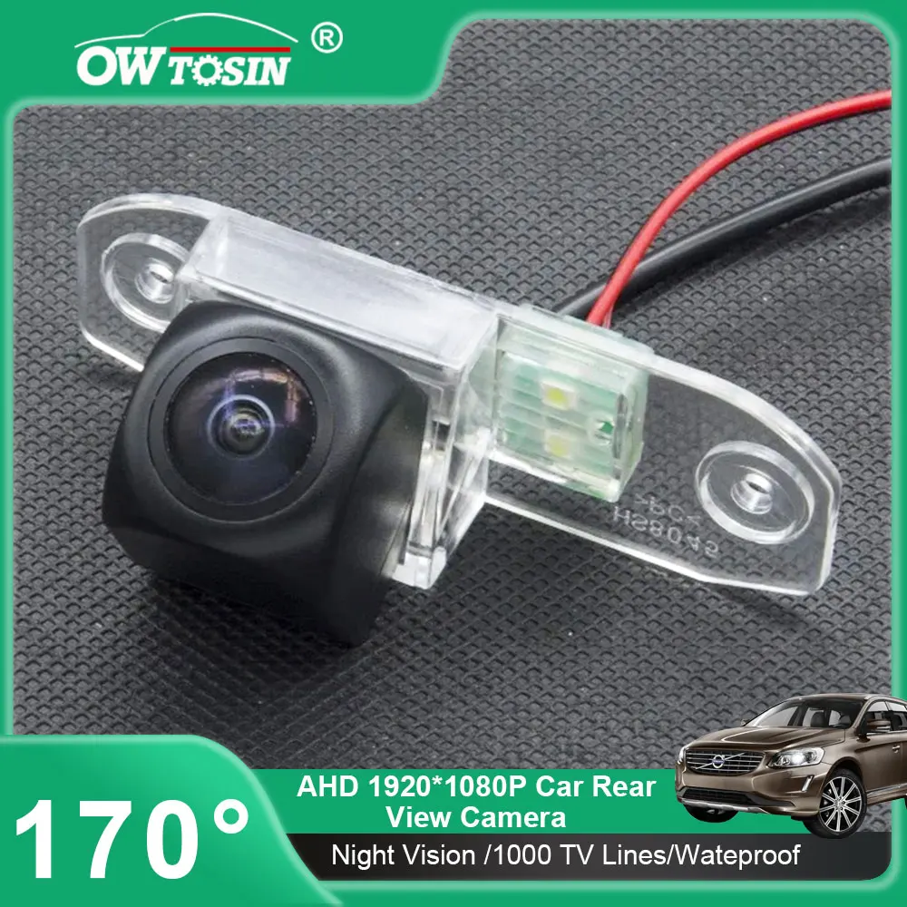 170 Degree AHD 1080P Car Rear View Camera For Volvo XC60 2010 - 2015 XC90 2007 - 2013 V60 2013 - 2015 Reverse Vehicle Monitor