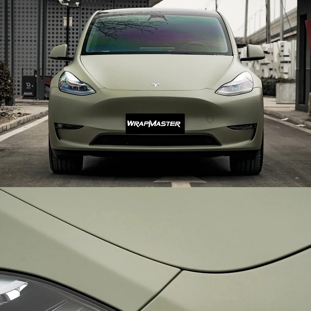 Green Stretchable Removable Premium TPU Auto Vinyl Easy to Install Car Wrap PPF
