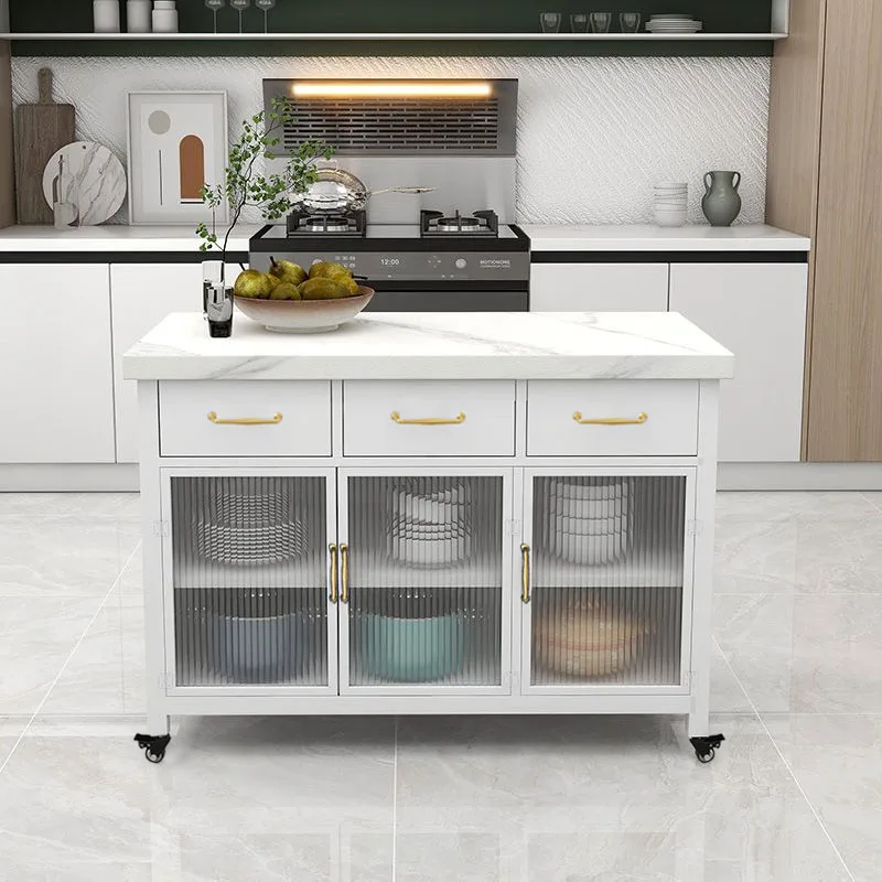 Kitchen Open Sideboard Cabinet Separate Cooking Removable Living Room Bar Counter Locker