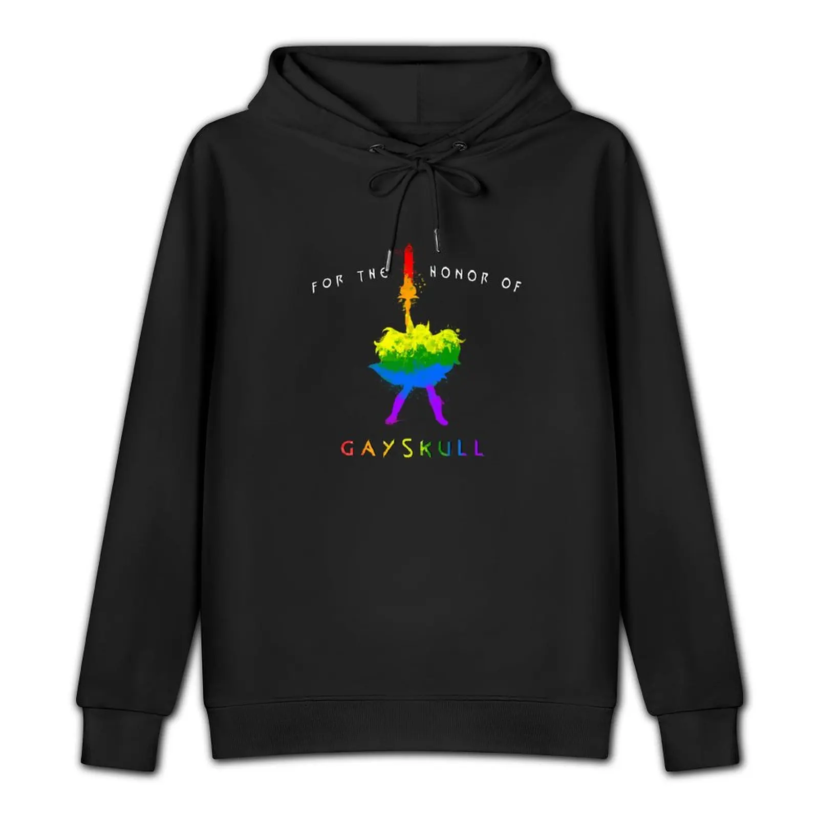 She-ra For the honor of gayskull lgbt flag Pullover Hoodie graphic t shirts men hoody