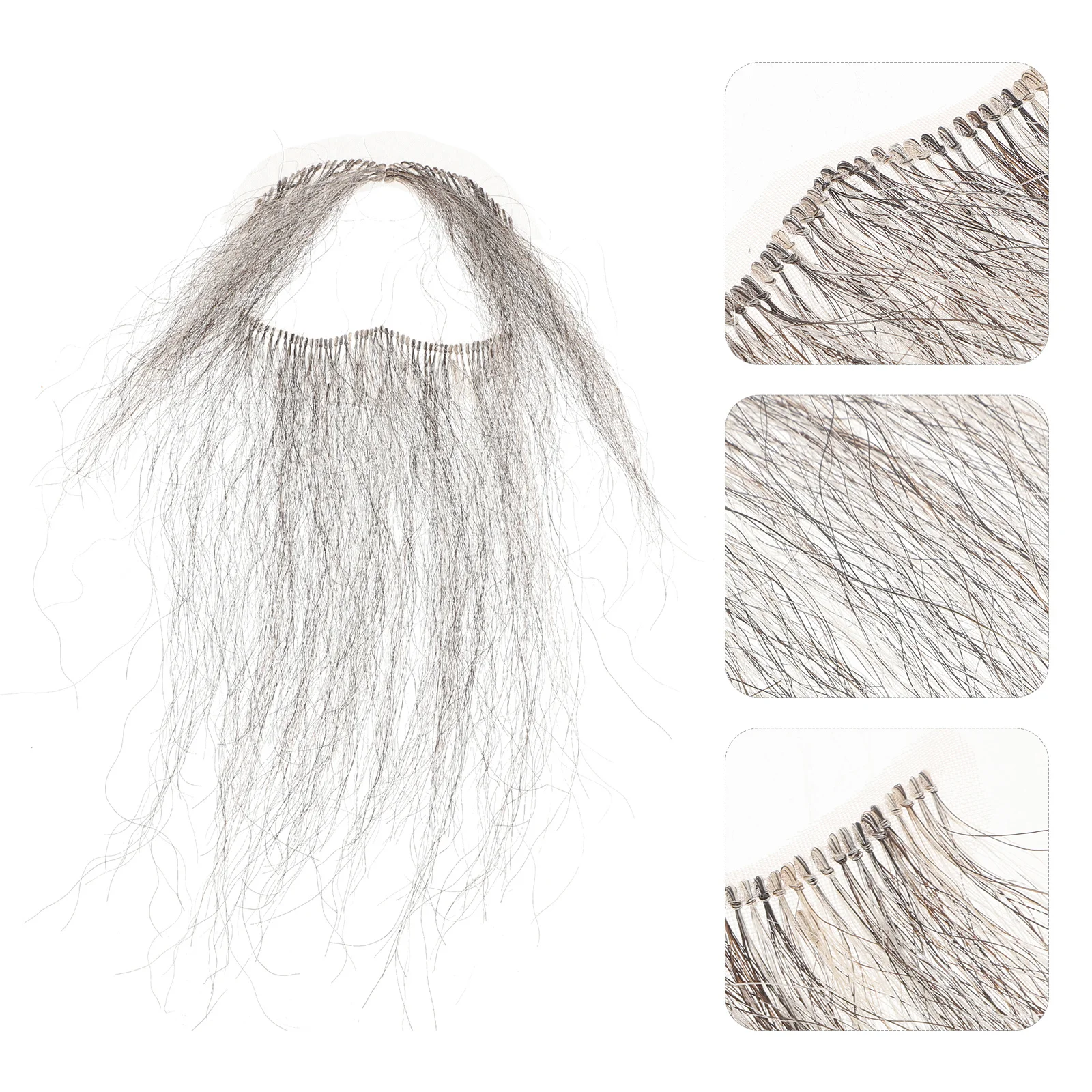 1 Zestaw Sztucznej Brody Realistyczne Wąsy Rekwizyt na Halloween Cosplay Karnawał Imprezę Sceniczne Występy Realistyczne Wąsy