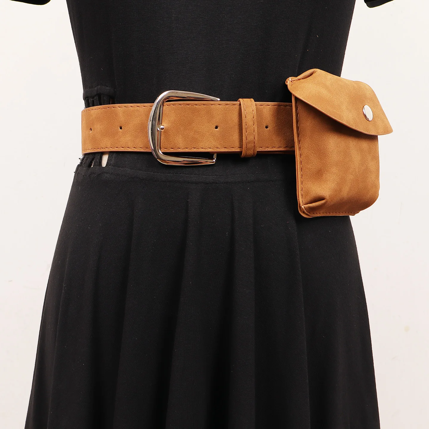 

Vintage Suede Pu Leather Mini Waist Packs Women Cute Key Lipstick Coin Flap Bag Girls Waist Belt with Small Bag Bolso Mujer 2025