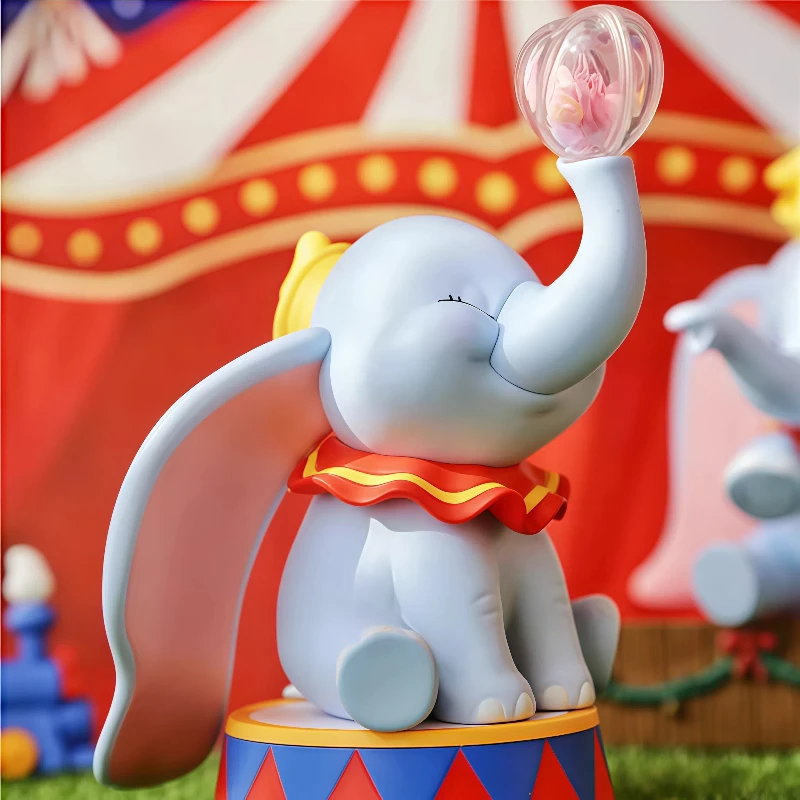 52 لعب منتج جديد حقيقي ديزني دامبو سلسلة وقت سعيد صندوق أعمى الإبداعية اليدوية لطيف العصرية دمية زخرفة لعبة هدية عيد