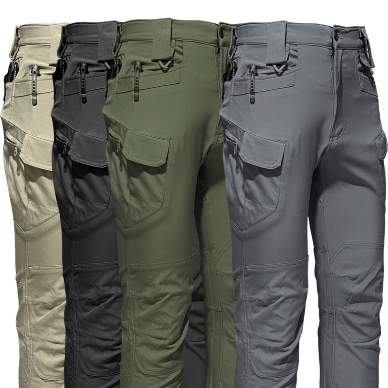 

Tactical Pants for Men Water Resistant Hiking Cargo Pants Outdoor Work Military Training Cycling Camping Traveling Sports Pants