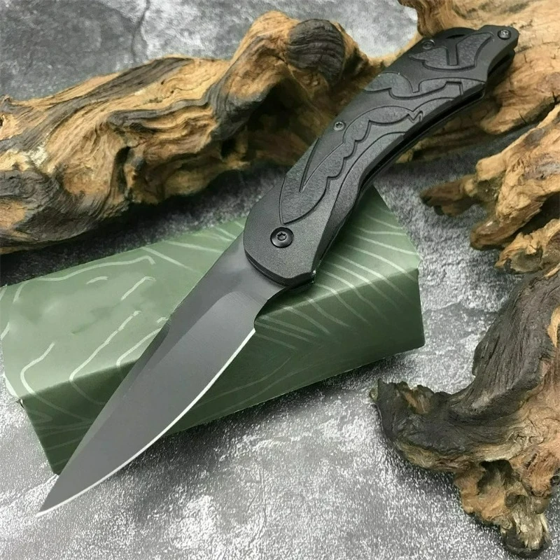 

CR 1100 pocket Folding Knife 8Cr14MoV Plain Blade Textured TPE Handles edc multitool selbstverteidigung hunting tactical knife