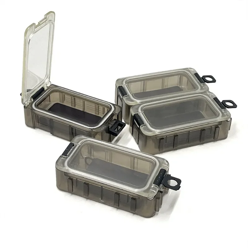 JINGYU Luya Accessories Box U Size Wooden Shrimp  Bait Box Storage Box VIB Minobo Climb Transparent Doublex Sided Carp