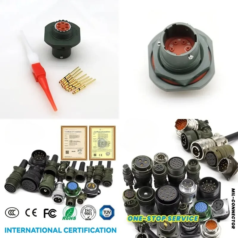 MS3474W10 6p Mil-dtl-26482 Replacement connector copper contact material for power applications