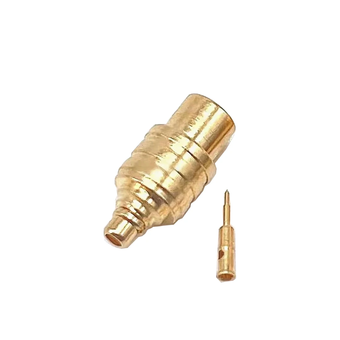 1PC New MMCX  Male Plug RF Coax Connector Solder For Semi-Rigid Cable RG402.141