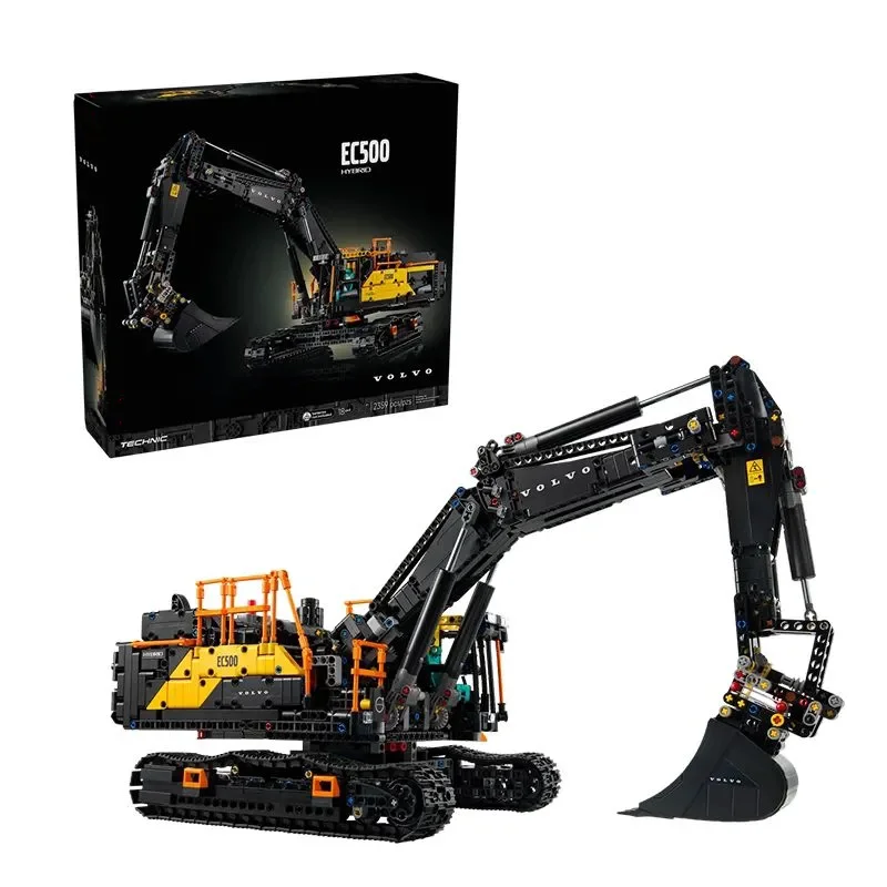 

2359PCS Creative Series Model Volvo Excavator Adult Educational Assembly Building Blocks Toy Birthday Gift 42215