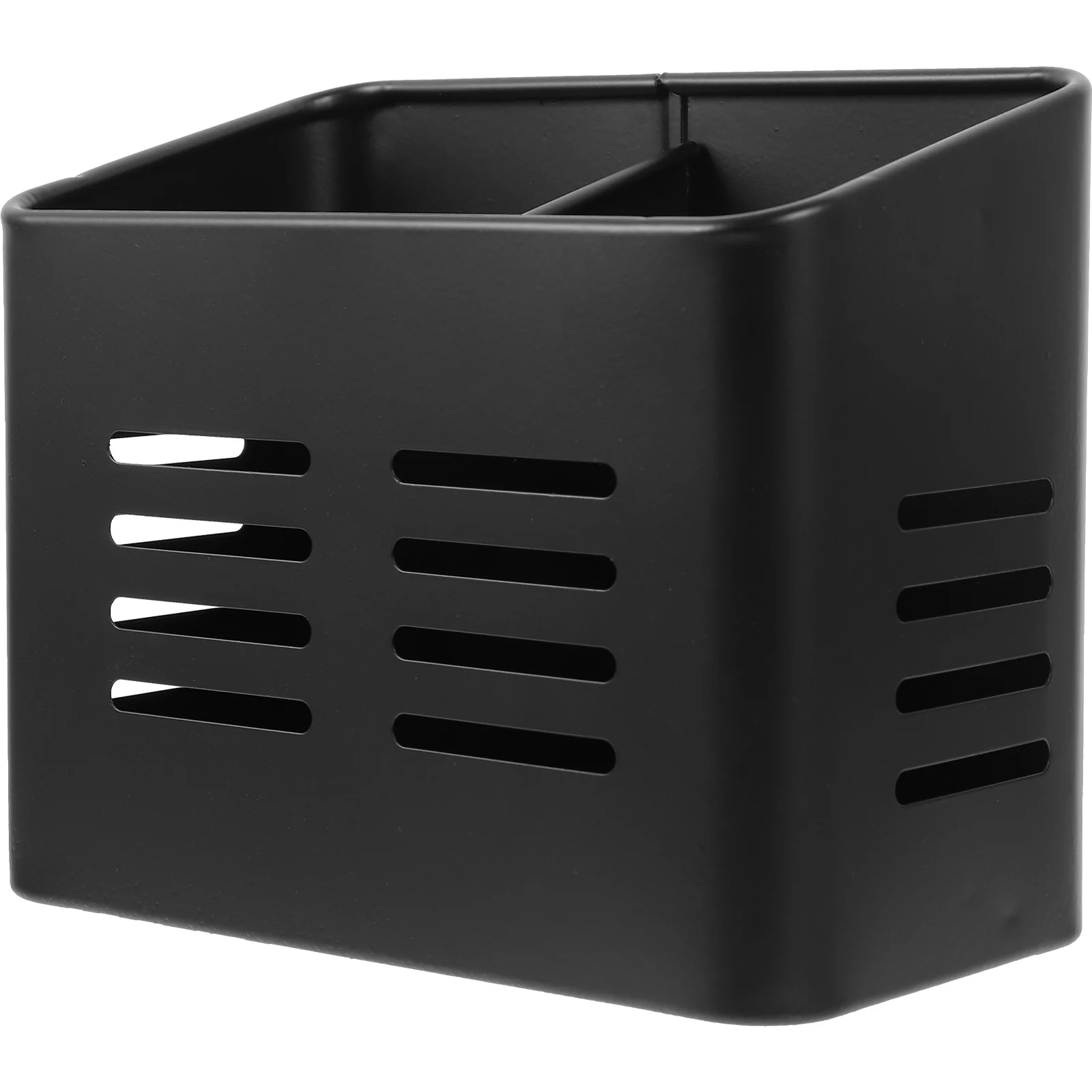 

1pc Stainless Steel Chopstick Holder Cutlery Organizer Utensil Holder Desktop Storage Kitchen Decor Drainage Holes Space-Saving