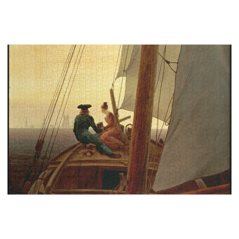 

On A Sailing Ship - Caspar David Friedrich Jigsaw Puzzle Personalized Toy Picture Puzzle