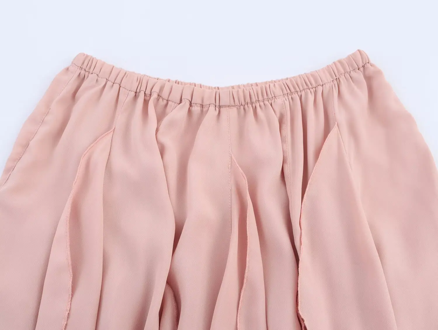 Novedad de verano, falda asimétrica en capas para mujer, estilo de vacaciones versátil a la moda, longitud media de medio cuerpo