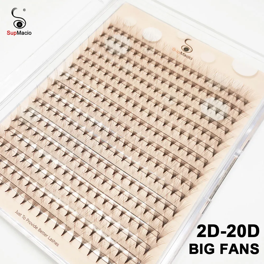 

Готовые объемные русские ресницы supmдвое, 14/15/16 мм, Длинные готовые объемные ресницы, шелковые мягкие искусственные ресницы