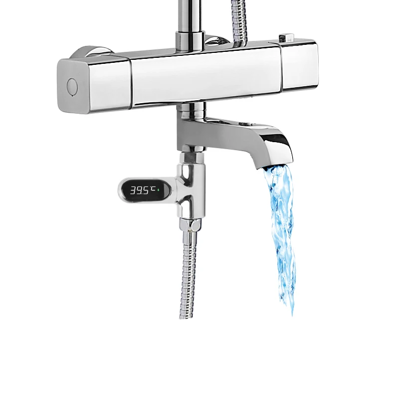 Digital Shower Water Temperature Monitor with LED Display 3