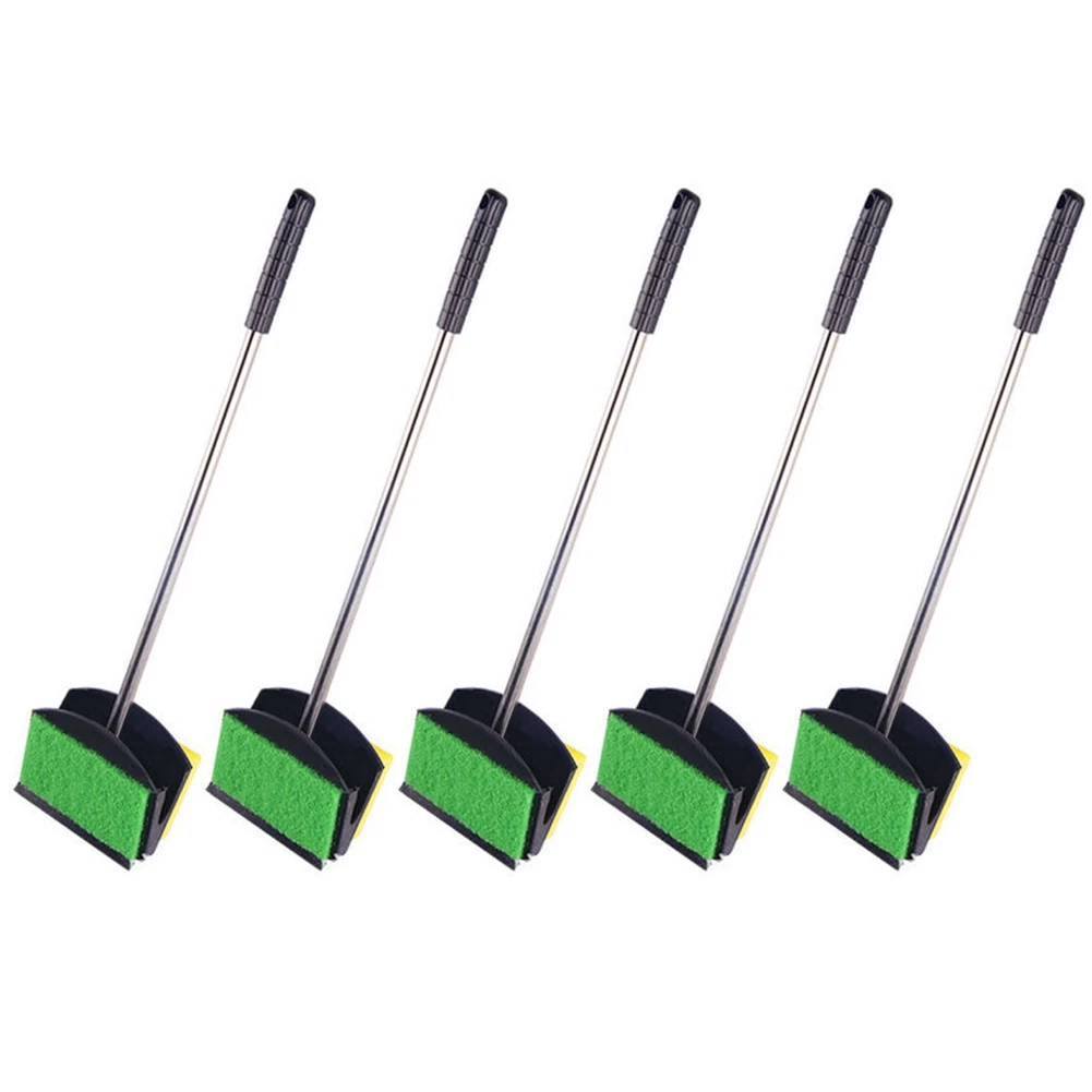 Aquarium Fish Tank Glass Plant Cleaning Brush Floating Cleaning Window Algae Scraper Sponge Accessories Tool 55CM