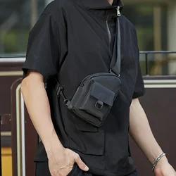 Men's Multi-functional Casual Crossbody & Chest Bag, Japanese-style Shoulder Bag, Summer Minimal Backpack, Trendy Mini Purse