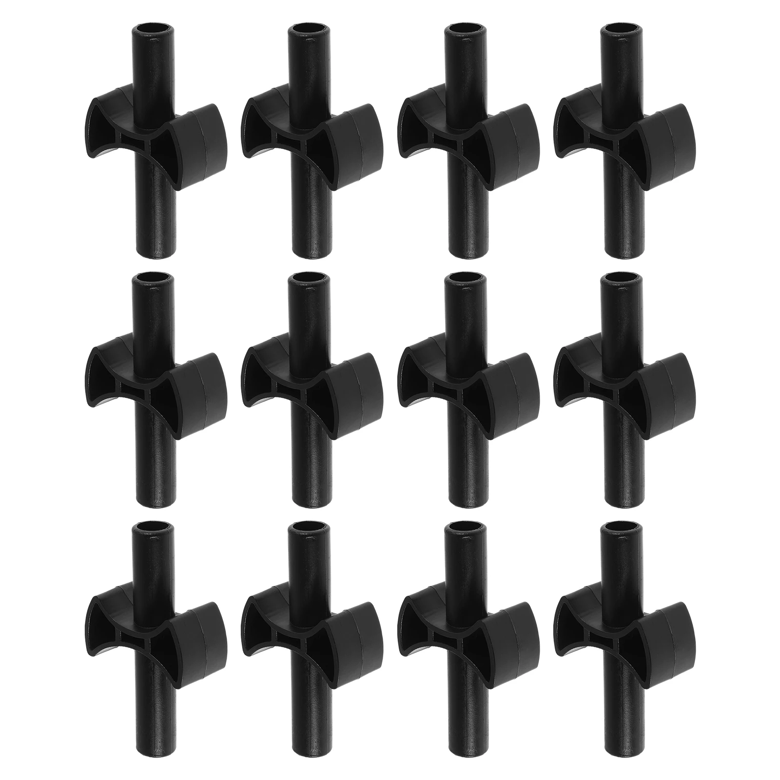 

12 Pcs Repair Kit Pole Spacers ABS Material Cross Shaped Kids Trampoline Parts Kids Trampoline Parts Safety Repair Kit