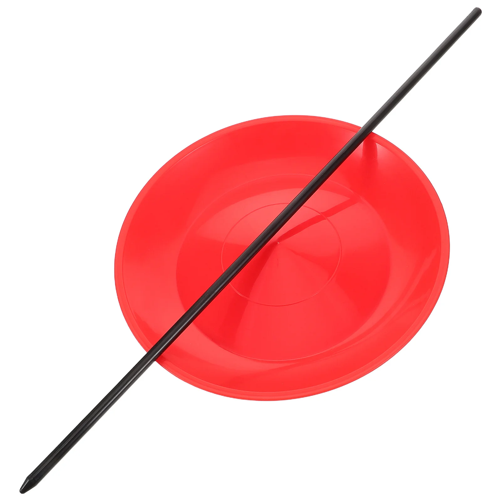 1 Set Piatti da giocoleria Bastoni Dischi rotanti durevoli per spettacoli di circo Spettacolo teatrale Gioco di abilità di allenamento Bambini Adulti Carnevale