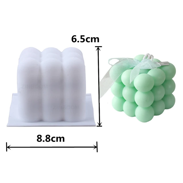 3D Bubble Ball Silicone Candle Mold for Crafting