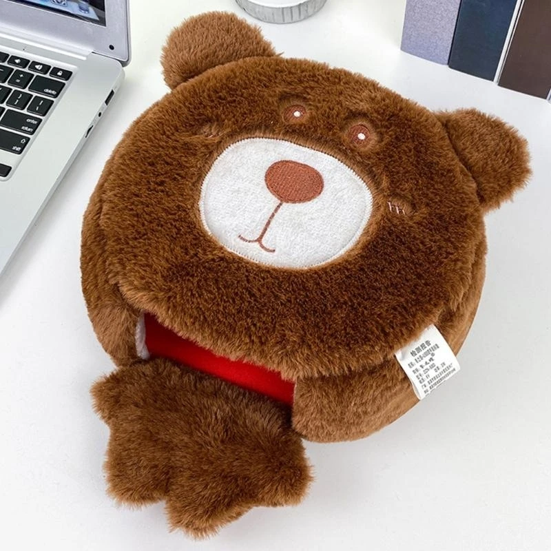  Removeable Heated Mouse Pad Plush Computer Heat Mouse Pad with Anti-slip Bottom