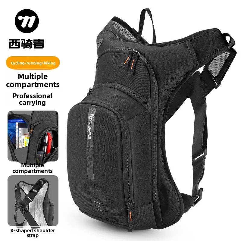 WEST BIKING Cycling Backpack Outdoor Leisure Backpack Men's and Women's Running Water Bag Sports Backpack