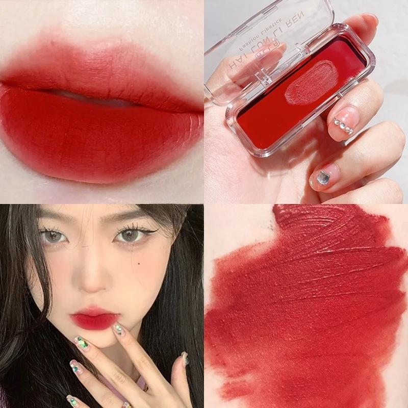 Velvet Matte Lip and Cheek Tint 2 in 1 Creamy Mousse for Natural Look Long Lasting Waterproof Smudge Proof Student Daily Makeup