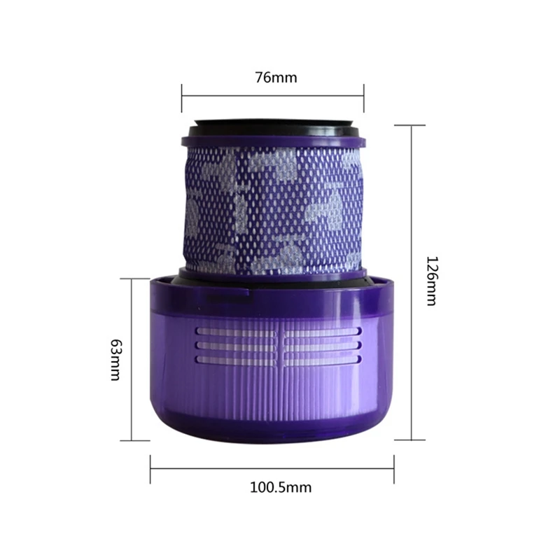 Filter For Dyson V11 Outsize Vacuums Cleaner Absolute Spare Parts 970422-01 Washable And Reusable