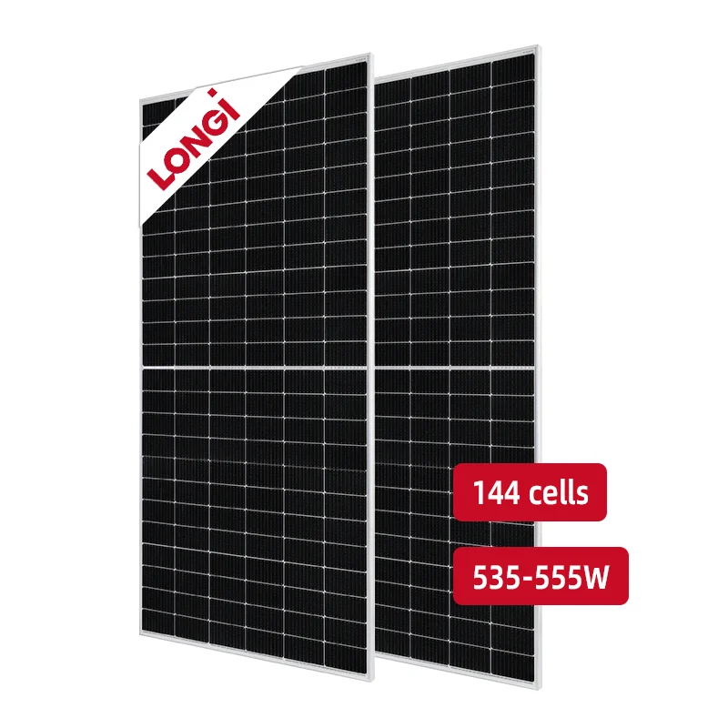 

High Efficiency longi Monocrystalline 545w 550w Half Cell Solar Power Panel mono solar panel cell