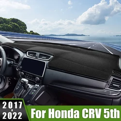 For Honda CR-V CRV CR V 5th 2017 2018 2019 2020 2021 2022 Car Dashboard Cover Avoid Light Pad Instrument Panel Protective Carpet