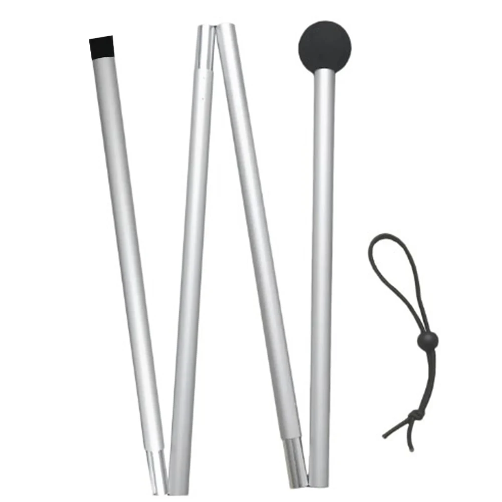 1.6/2.1m Foldable Beach Canopy Tent Pole Shelter Tarp Pole Aluminum Alloy Tent Brackets For Camping Party Tent Pole
