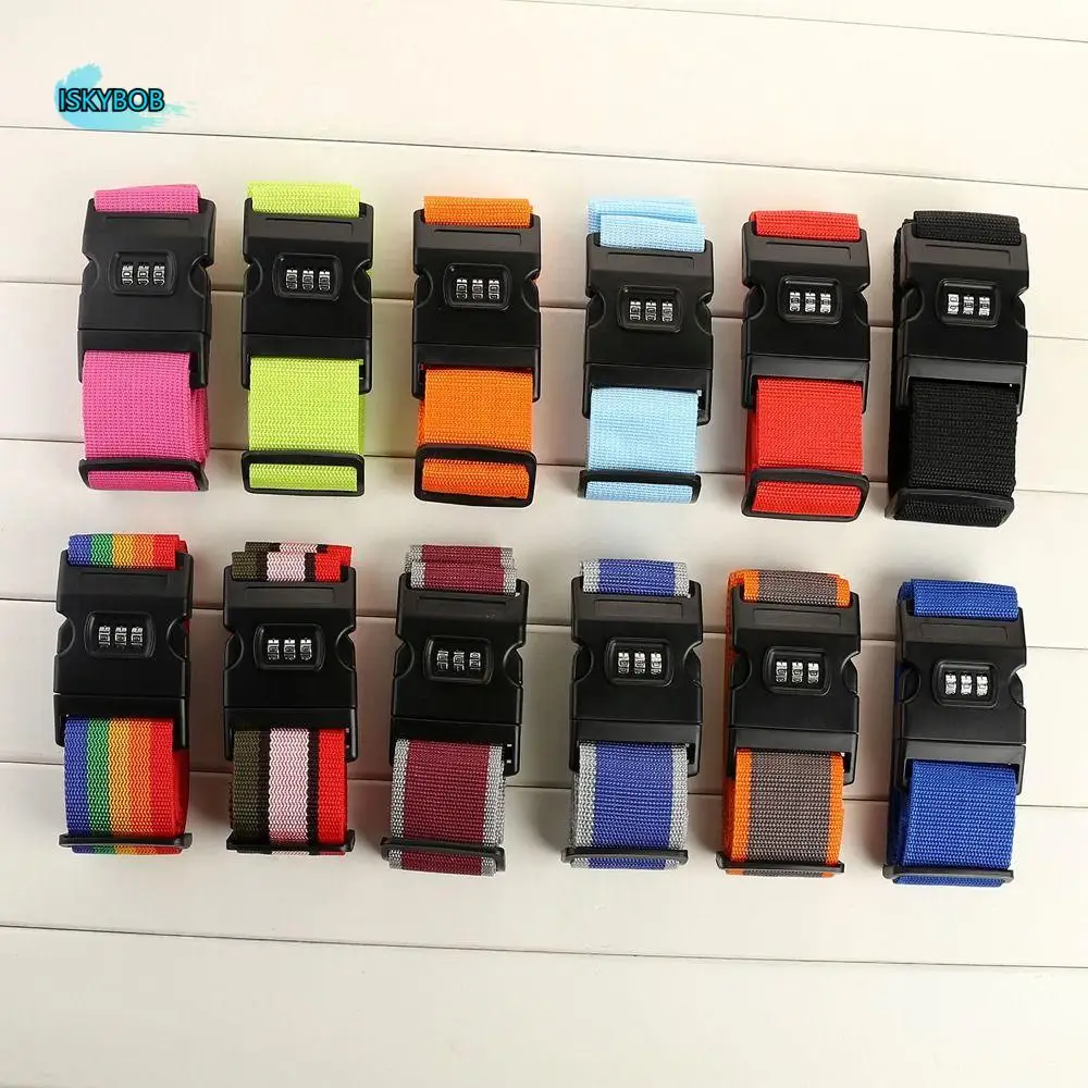 

Accessories Luggage Belts Travel Baggage Ties Hanging Buckle Digits Password Lock Luggage Straps