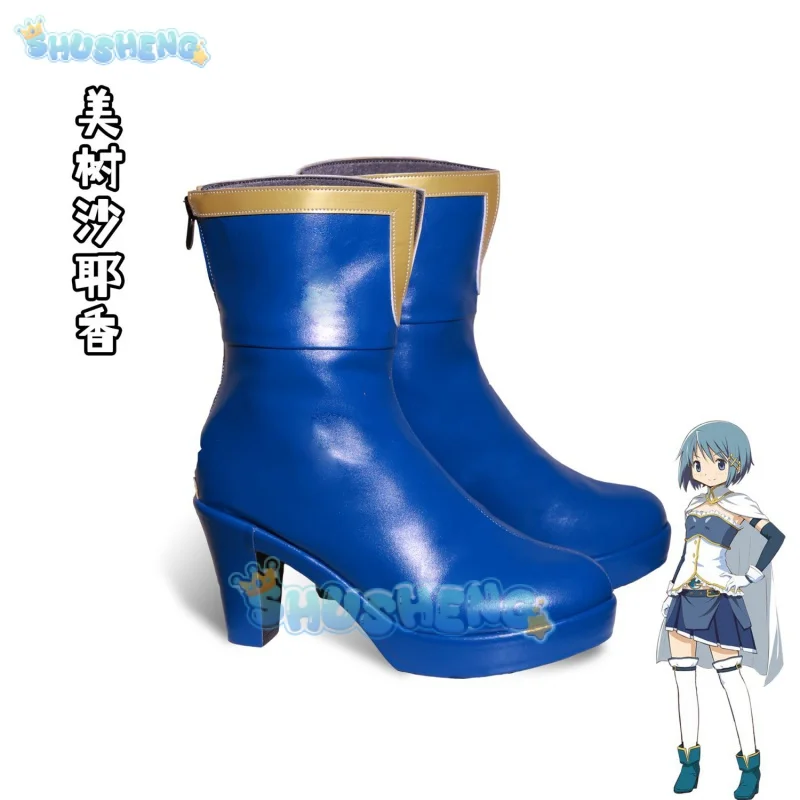 

Puella Magi Madoka Magica cos Miki Sayaka Cosplay Anime character prop shoes