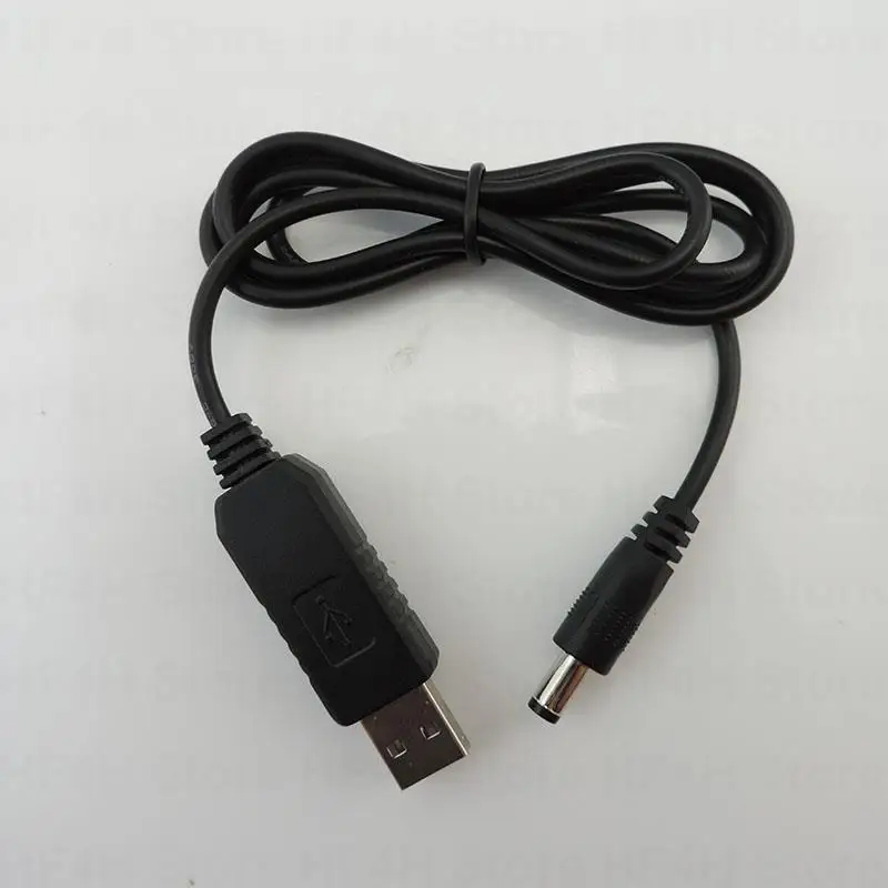 5V 9V 12V DC to Type A USB Power Boost Line Step UP Module USB Male Converter Adapter Cable 5.5mm*2.1mm Plug Jack Power Cable B4