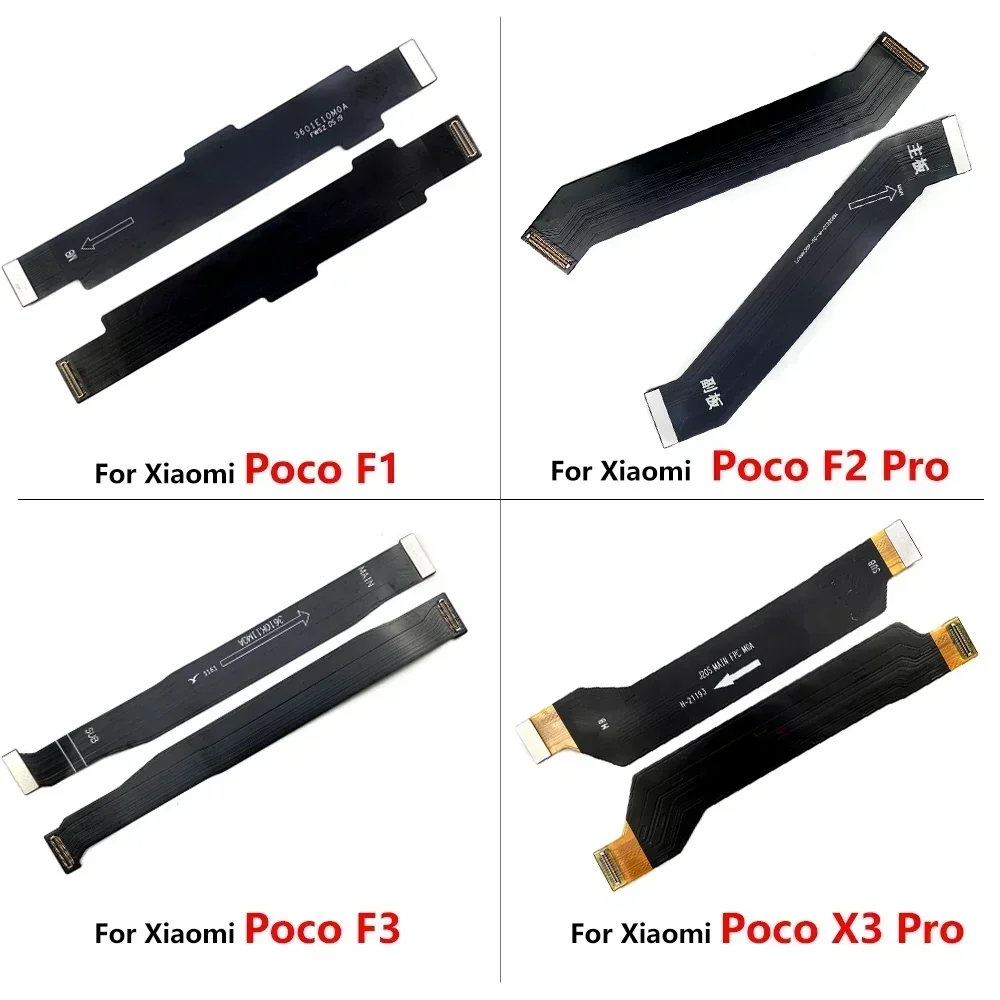 New For Xiaomi Poco X3 NFC F3 F1 F2 X4 M4 Pro 4G 5G Main Motherboard Connector LCD Display Flex Cable Replacement Parts Ribbon