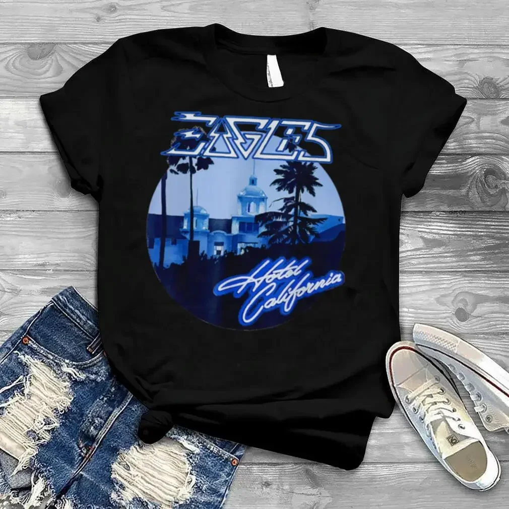 

Retro Eagels Art Hotels Californias Band Music Shirt